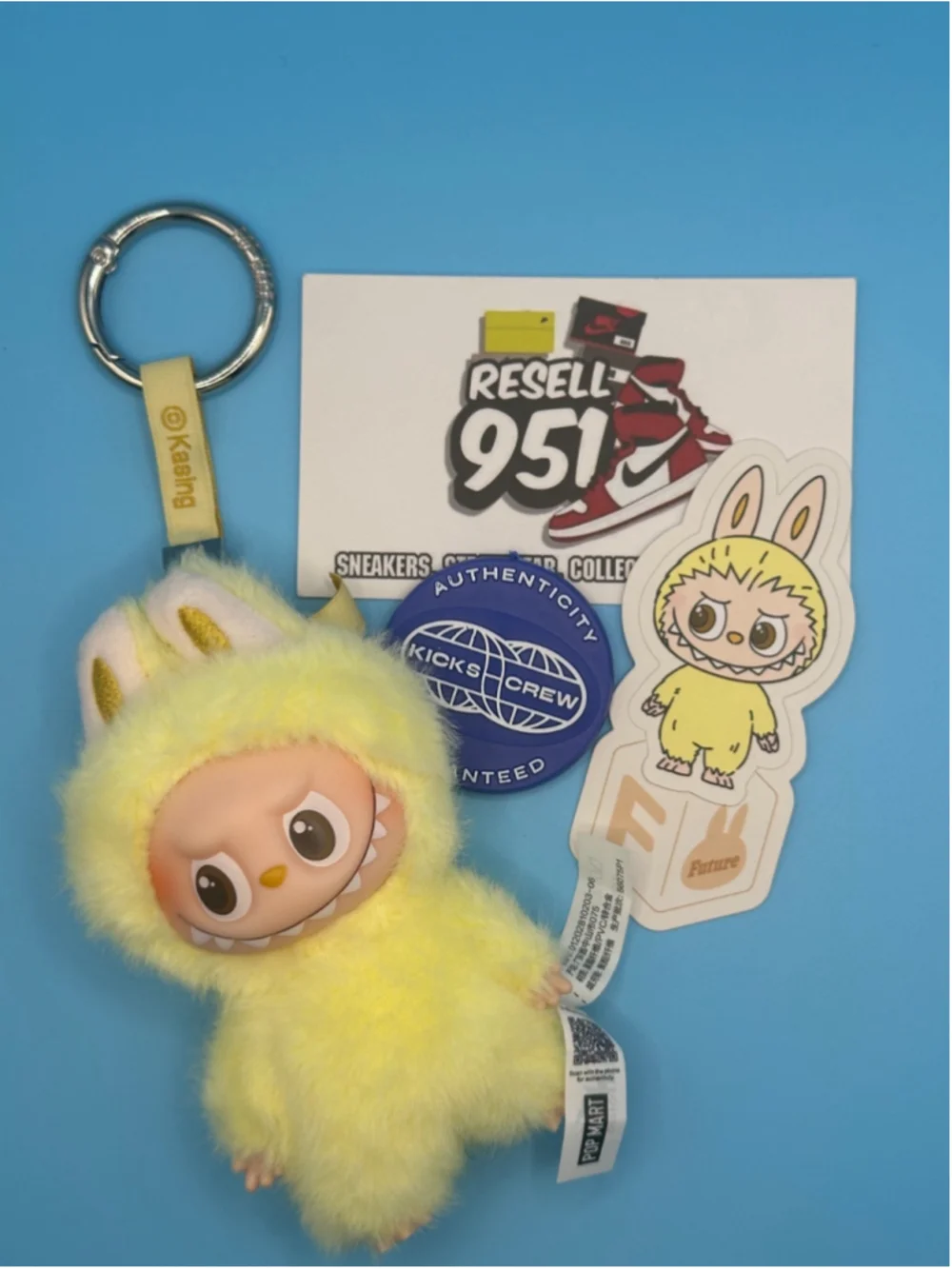Pop Mart The Monsters Labubu Pin For Love Series Future Vinyl Plush Pendant